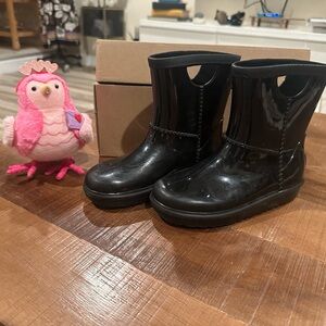 Black UGG Kids' Rain Boots
